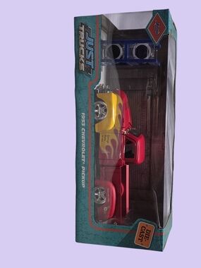 Die-Cast 1953 Chevrolet Pickup Toy - Red & Yellow